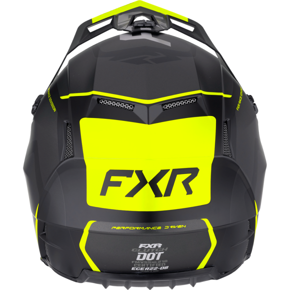 Шлем FXR Clutch Evo Black/HiVis, L Шлем FXR Clutch Evo Black/HiVis, L