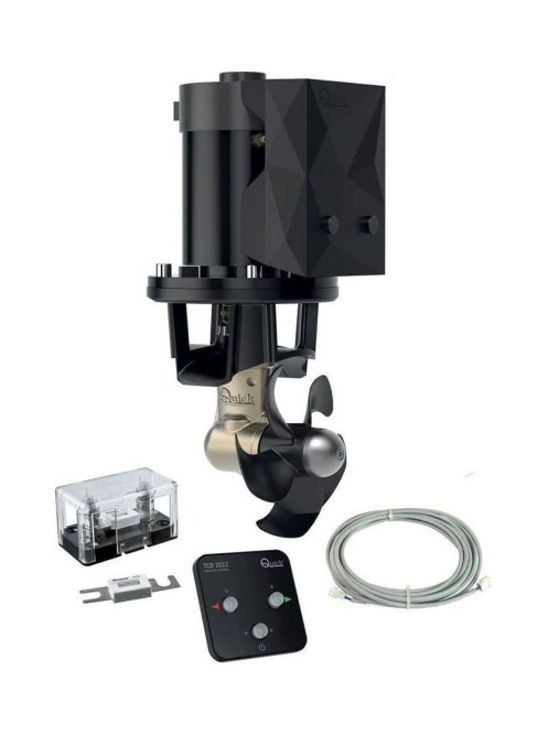 Подруливающее устройство Quick, D185mm, 55KGF, 12 В, (TCD2022 - TCDEX12 - NO TNL)