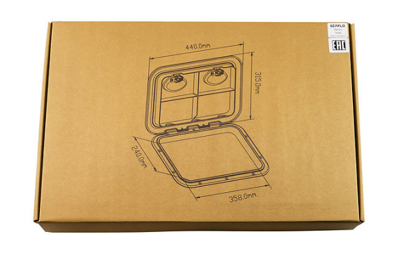 Люк смотровой SeaFlo, 315 х 440 мм