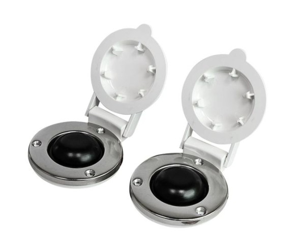 Кнопки управления якорной лебедкой палубная, белая