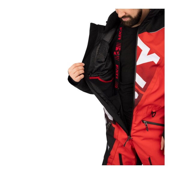 Комбинезон FXR CX F.A.S.T. с утеплителем Black/Red, XL