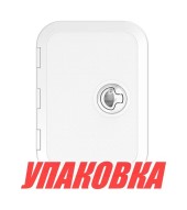 Люк смотровой 270 х 375 мм белый, с замком, Marine Rocket (упаковка из 10 шт.)