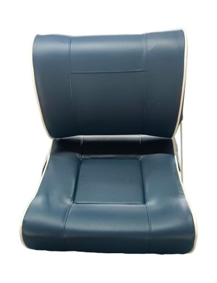 Кресло с перекидной спинкой, обивка винил, цвет синий
