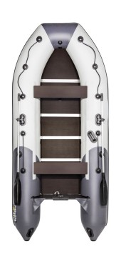 Надувная лодка ПВХ, Ривьера Компакт 3600 НДНД Комби, светло-серый/графит Надувная лодка ПВХ, Ривьера Компакт 3600 НДНД Комби, светло-серый/графит