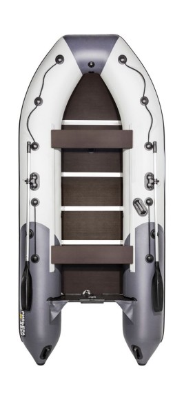 Надувная лодка ПВХ, Ривьера Компакт 3600 НДНД Комби, светло-серый/графит Надувная лодка ПВХ, Ривьера Компакт 3600 НДНД Комби, светло-серый/графит
