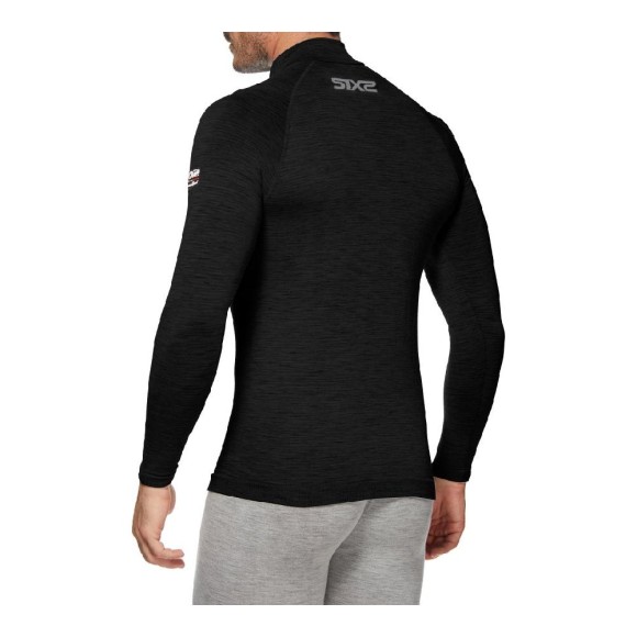 Термокофта SIXS TS13 MERINOS Wool Black, L/XL