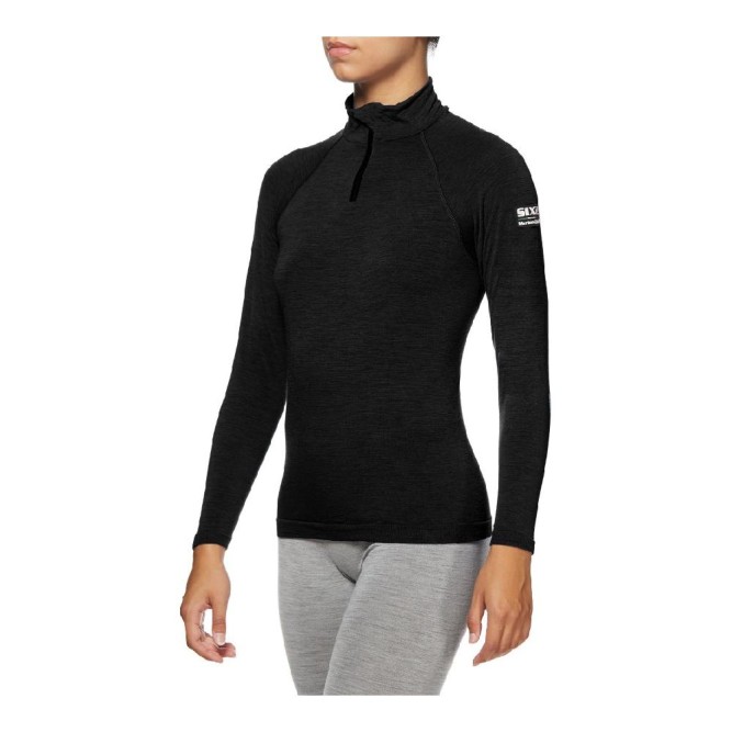 Термокофта SIXS TS13 MERINOS Wool Black, L/XL