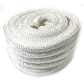 Плетеный швартовый трос c огоном 30мм*20м белый