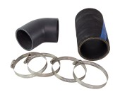 Колено выхлопа с патрубками вход 3" выход 3" наклон 45, OSCO