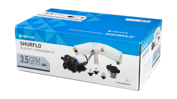 Комплект помывочный Shurflo Blaster II Pro Washdown Kit, 12 В, 13.2 л/мин, 45 PSI (3.1 бар)