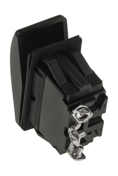 Переключатель двухпозиционный (ON)-ON 12 В/16А 3Р без фиксации 1 положения Переключатель двухпозиционный (ON)-ON 12 В/16А 3Р без фиксации 1 положения