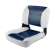 Кресло складное, цвет белый/синий (упаковка из 2 шт.)