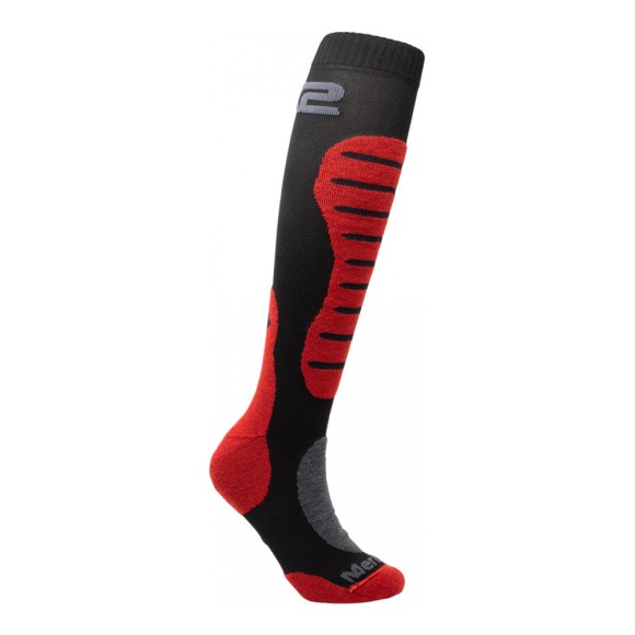 Носки SIXS MOT2 MERINOS Black/Red, 40/43, Артикул: M2ME-II-NERO