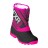 Детские ботинки FXR Octane с утеплителем Black/Fuchsia, 11/29
