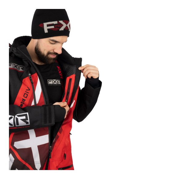 Комбинезон FXR CX без утеплителя Black/Red, XL Комбинезон FXR CX без утеплителя Black/Red, XL