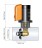 Подруливающее устройство Quick, D140mm, 40KGF, 12 В, (TCD2022 - TCDEX06 - NO TNL)