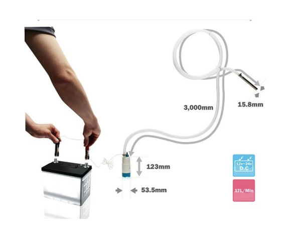 Помпа погружная для перекачки жидкостей и ГСМ, 12 В Помпа погружная для перекачки жидкостей и ГСМ, 12 В