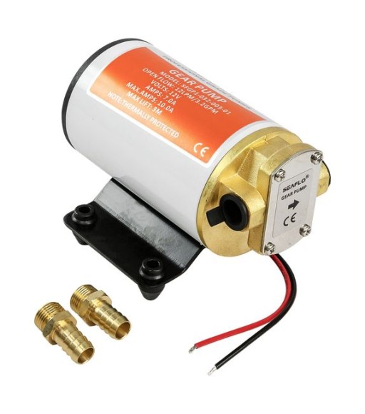 Помпа топливная, шестеренчатая, 12 В, 3.2 GPM (12 л/мин), SeaFlo