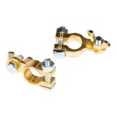 Клеммы аккумуляторные Skipper латунь