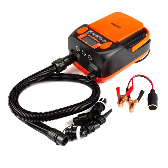 Насос электрический двухступенчатый Skipper с АКБ макс.давл.1,1 bar, макс. производ. 350л/мин., макс. мощн.110Вт