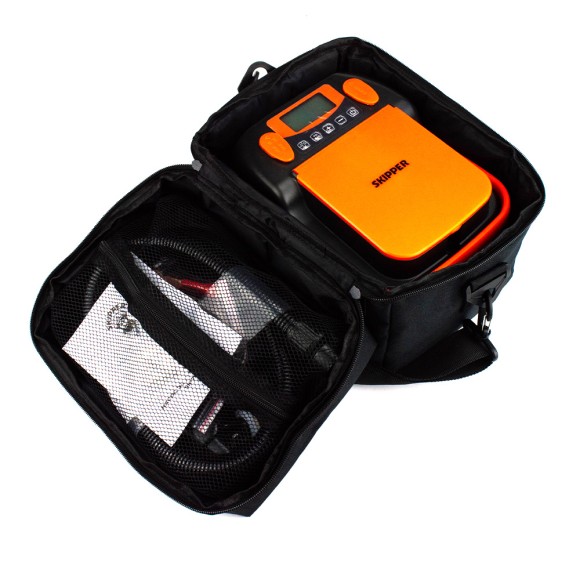 Насос электрический двухступенчатый Skipper с АКБ макс.давл.1,1 bar, макс. производ. 350л/мин., макс. мощн.110Вт