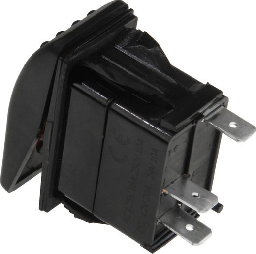 Переключатель двухпозиционный ON-OFF 12 В/20А 3Р с подсветкой