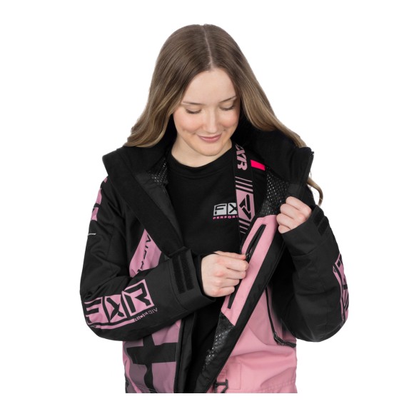 Комбинезон FXR CX F.A.S.T. с утеплителем Black/Dusty Rose, 10