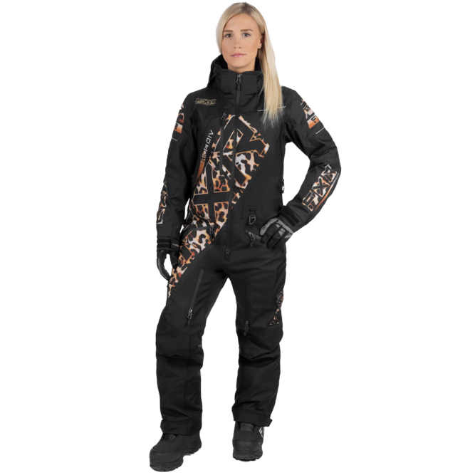 Комбинезон FXR CX без утеплителя Black/Cheetah, 12