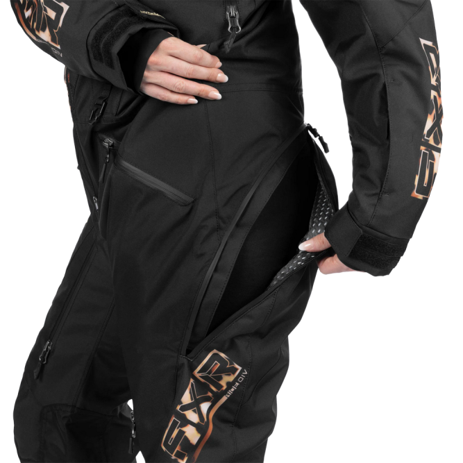 Комбинезон FXR CX без утеплителя Black/Cheetah, 12