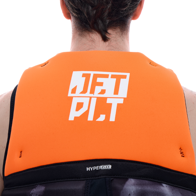 Жилет спасательный JetPilot 3SXTY Hyperflex S-grip Eco Vest Char/Orange, 2XL