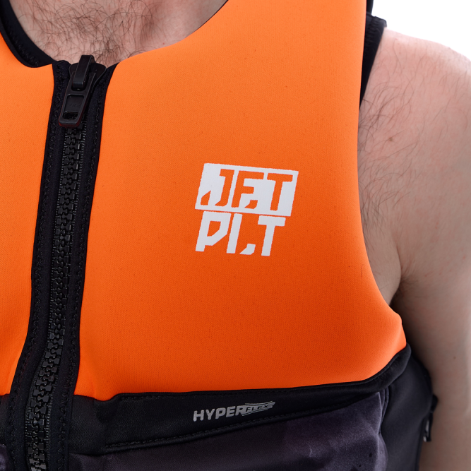 Жилет спасательный JetPilot 3SXTY Hyperflex S-grip Eco Vest Char/Orange, 2XL