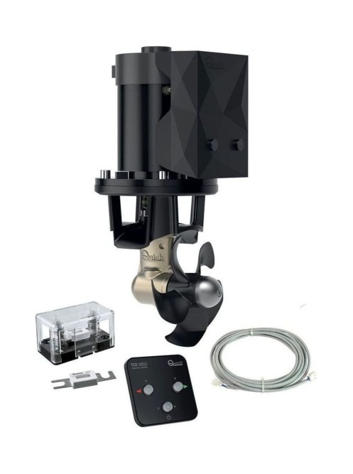 Подруливающее устройство Quick, D185mm, 55KGF, 12 В, (TCD2022 - TCDEX08 - NO TNL)