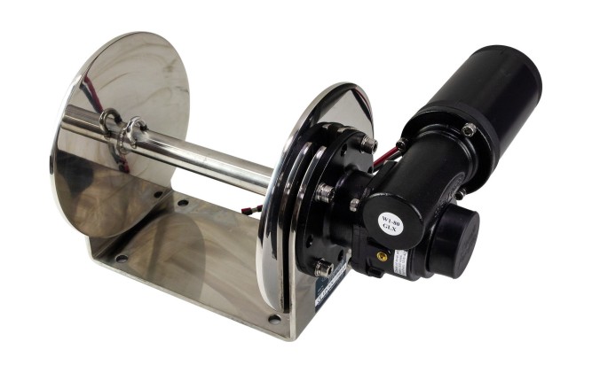 Лебедка якорная South Pacific DW1100 ,барабанная, 1100Вт, 12 В,