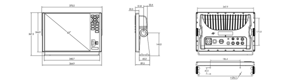 Картплоттер морской 12C", Marine Rocket