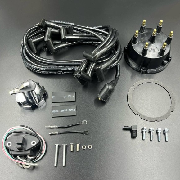 Комплект высоковольтных проводов с крышкой трамблера Mercruiser (JSP) Комплект высоковольтных проводов с крышкой трамблера Mercruiser (JSP)