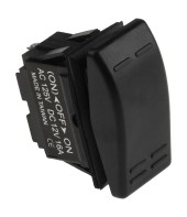 Переключатель трехпозиционный (ON)-OFF-ON 12 В/16А 3Р без фиксации 1 положения