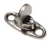 Застежка тентовая поворотная c панелькой, нержавеющая сталь, Osculati Застежка тентовая поворотная c панелькой, нержавеющая сталь, Osculati