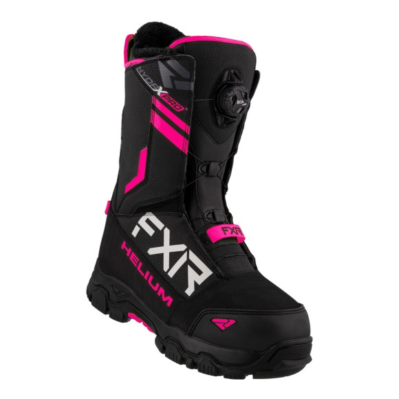Ботинки FXR Helium BOA с утеплителем Black/Fuchsia, 4/6