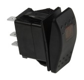 Переключатель двухпозиционный ON-OFF 12 В/20А 5Р с подсветкой Переключатель двухпозиционный ON-OFF 12 В/20А 5Р с подсветкой