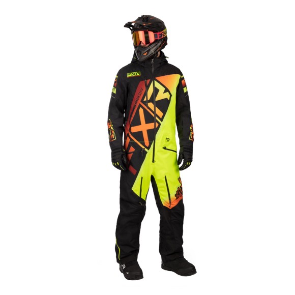 Комбинезон FXR CX F.A.S.T. с утеплителем Black/Inferno, L