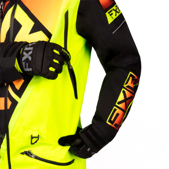 Комбинезон FXR CX F.A.S.T. с утеплителем Black/Inferno, L