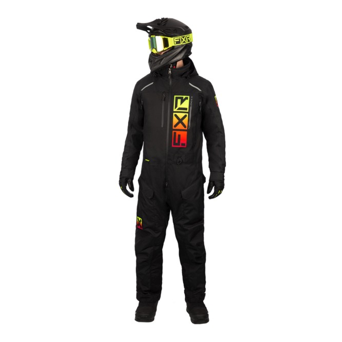 Комбинезон FXR Recruit F.A.S.T. с утеплителем Black/Sherbert, XL