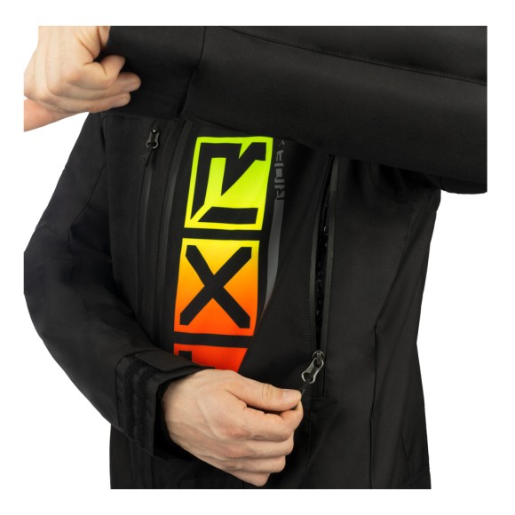 Комбинезон FXR Recruit F.A.S.T. с утеплителем Black/Sherbert, XL Комбинезон FXR Recruit F.A.S.T. с утеплителем Black/Sherbert, XL
