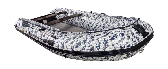Надувная лодка ПВХ, SOLAR-420 Strela Jet tunnel, пиксель Надувная лодка ПВХ, SOLAR-420 Strela Jet tunnel, пиксель