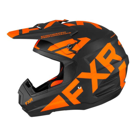 Шлем FXR Torque Team Black/Orange, M Шлем FXR Torque Team Black/Orange, M