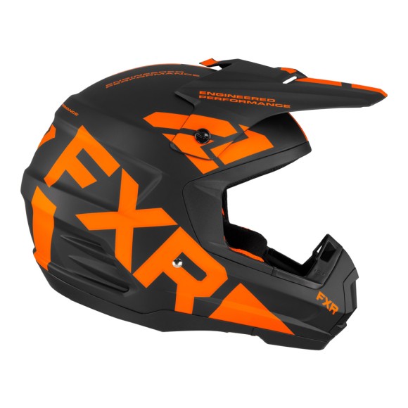 Шлем FXR Torque Team Black/Orange, M Шлем FXR Torque Team Black/Orange, M