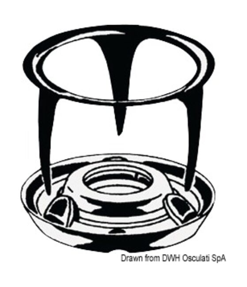 Кнопка для крепления ковровых покрытий, Osculati Кнопка для крепления ковровых покрытий, Osculati