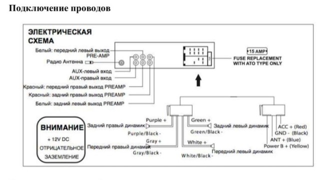 Морская магнитола 1DIN BOSS MCK508WB.6 (комплект2)