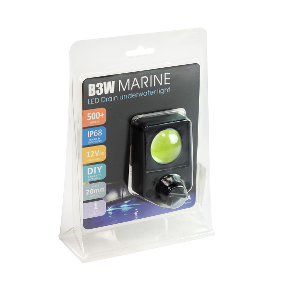 Подводный огонь со сливной пробкой, Green, AquaIDEA