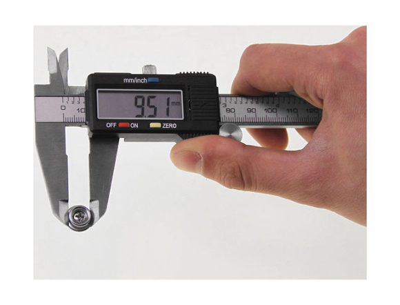 Нижняя часть кнопки DOT на шурупе 9.5 мм, нержавеющая